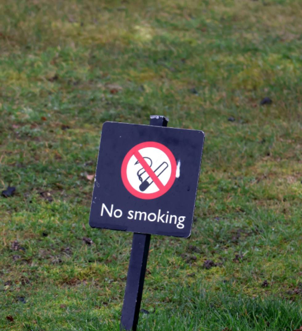 no smoking sign<br />
